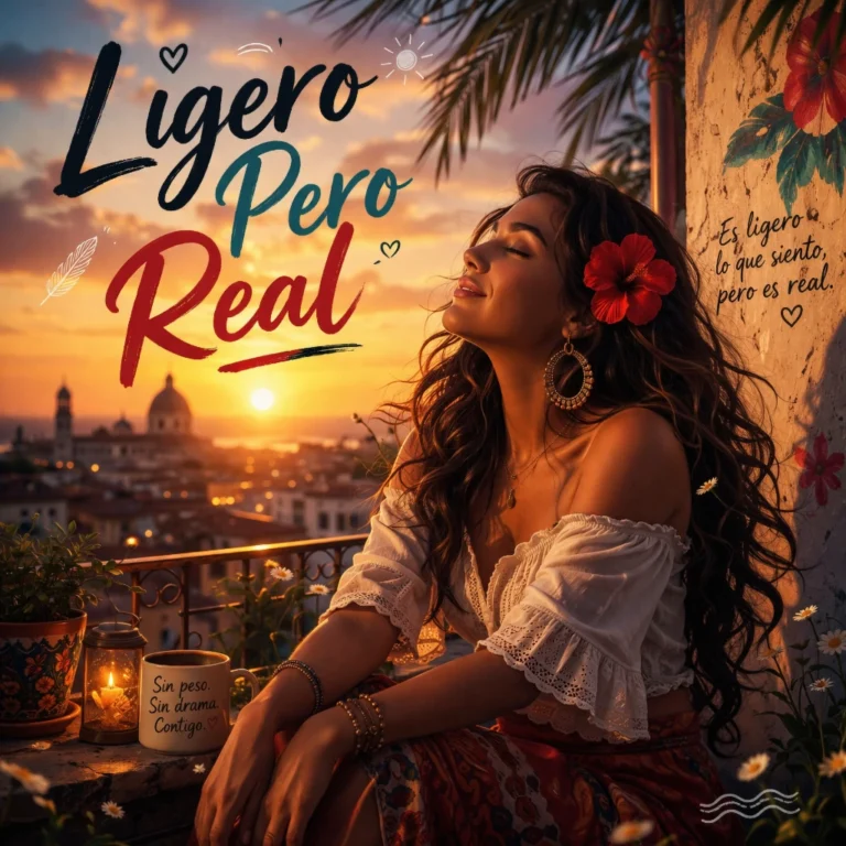 Ligero pero real_ o zachodzie słońca